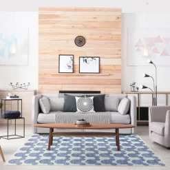 Disney Mickey Mouse Barcelona 7'10"x10' Indoor Area Rug Blue