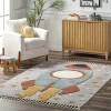 NuLOOM Journee Rocket Ship High-Low Kids Tasseled Area Rug