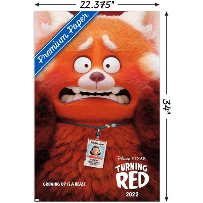 Trends International Disney Pixar Turning Red - Teaser One Sheet Unframed Wall Poster Prints - Image 2