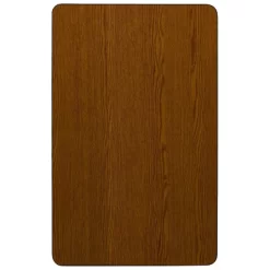 Flash Furniture 24''W X 60''L Rectangular HP Laminate Activity Table - Height Adjustable Short Legs