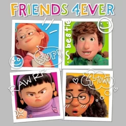 Men's Turning Red Friends 4Eva Polaroids T-Shirt