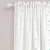 42"x84" Kids' Rainbow Tufted Dot Single Window Curtain Panel - Lush Décor