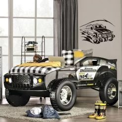 Twin Hemmer Speed Offroad Bed With Led Light Black - HOMES: Inside + Out