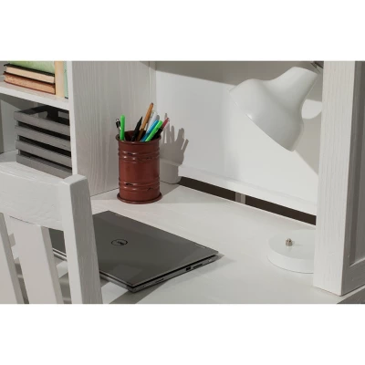 Kids' Highlands Desk With Hutch White - Hillsdale Furniture - Image 5