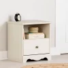 Lyara 1 Drawer Nightstand White Wash - South Shore