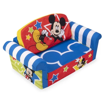 Marshmallow Furniture Disney's 2 In 1 Flip Open Compressed Foam Sofa And Sleeper Bed With Washable Cover - Image 6