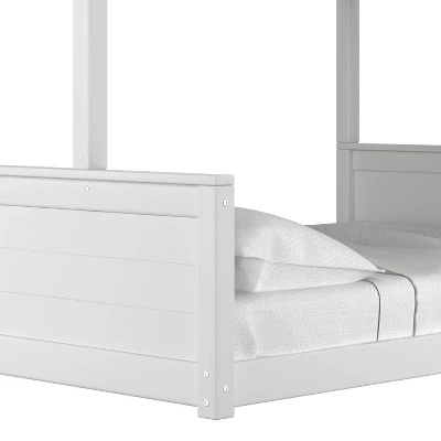 Twin Over Full Capri Wood Bunk Bed White - Hillsdale Furniture - Image 11