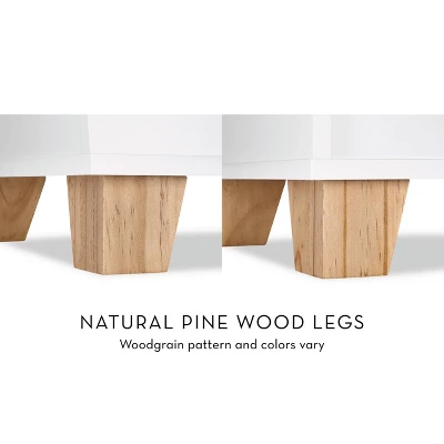 Kids' Catch-All Storage Bench White - RiverRidge Home - Image 3