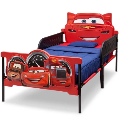 Twin Disney Pixar Cars Plastic 3D Bed - Delta Children - Image 3