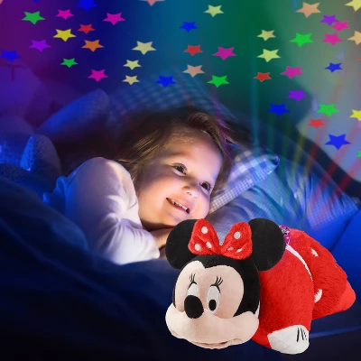 Disney Minnie Mouse Sleeptime Lite Plush LED Nightlight Red - Pillow Pets - Image 5