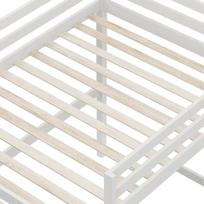 Full Caspian Loft Bed White - Hillsdale Furniture - Image 8