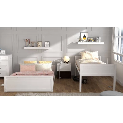 Twin Over Full Capri Wood Bunk Bed White - Hillsdale Furniture - Image 13