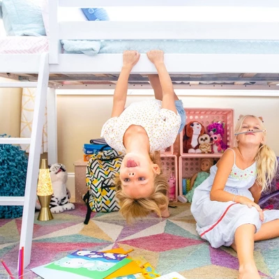 Max & Lily Twin Low Loft Bed With Slide - Image 4