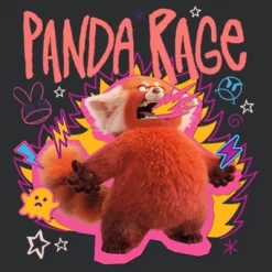 Women's Turning Red Panda Rage Mei Lee Racerback Tank Top