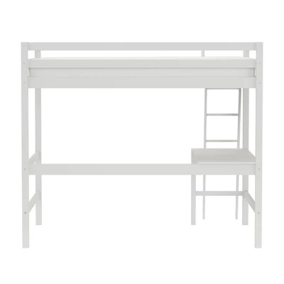 Full Caspian Loft Bed White - Hillsdale Furniture - Image 4