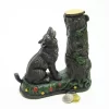 Design Toscano Wolf And Squirrel Collectors' Die Cast Iron Mechanical Coin Bank