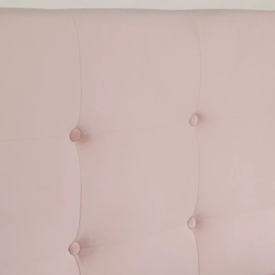 Maliza Upholstered Complete Platform Bed Pale Pink - South Shore - Image 5