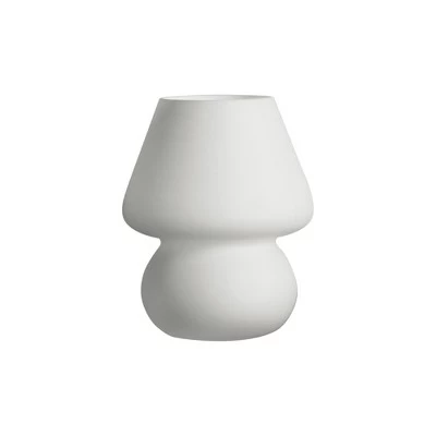 Teen Glass Mushroom Color Changing LED Table Lamp White - West & Arrow - Image 2
