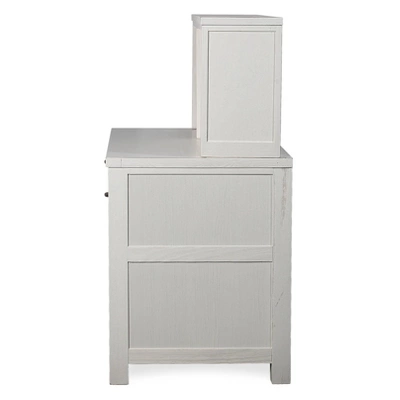 Kids' Highlands Desk With Hutch White - Hillsdale Furniture - Image 4