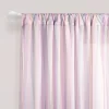 Kids' Rainbow Sheer Rod Pocket With Lining Single Window Curtain Panel Rainbow/White - Lush Décor