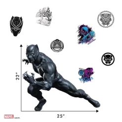Black Panther Wall Decal - Decalcomania