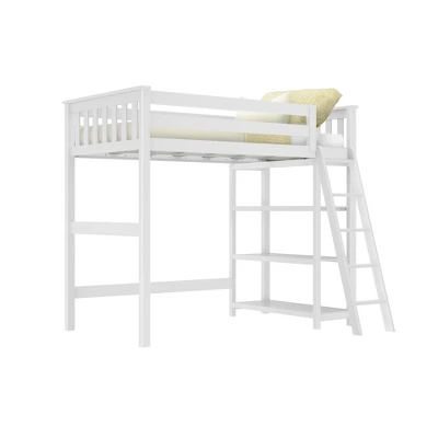 Max & Lily Twin-Size High Loft Bed With Bookcase - Image 8