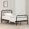 Vito Metal Complete Bed Pure Black - South Shore