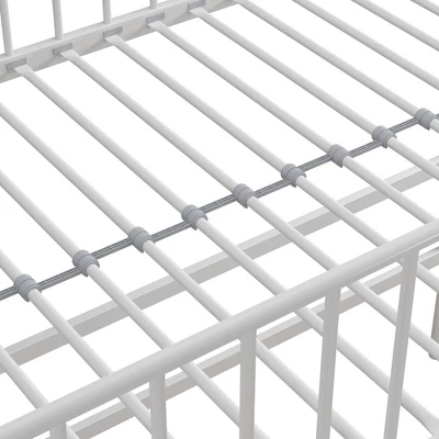 Twin Kaila Metal Loft Bed White - Room & Joy - Image 9