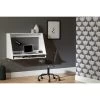 Interface Wall Mount Desk Pure White - South Shore