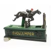 Design Toscano Equestrian Show Jumper Authentic Foundry Cast Iron Mechanical Bank