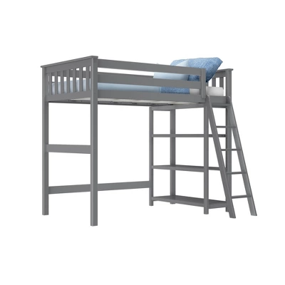 Max & Lily Twin-Size High Loft Bed With Bookcase - Image 9