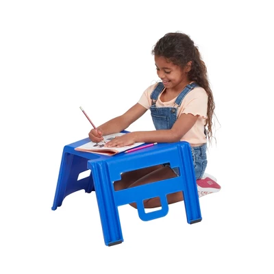 ECR4Kids Linking Stools, Children's Stackable Seat, Portable Floor Table, 4-Piece - Image 3