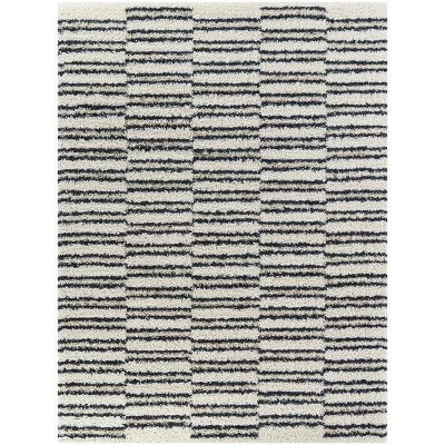 Forbes Striped Shag Kids' Rugs White - Balta Rugs - Image 5