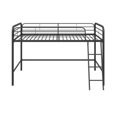 Adeline Junior Metal Loft Bed Black - Room & Joy - Image 3