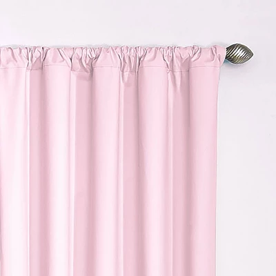 Microfiber Blackout Window Valance Pink Dogwood (18"x42") - Eclipse My Scene