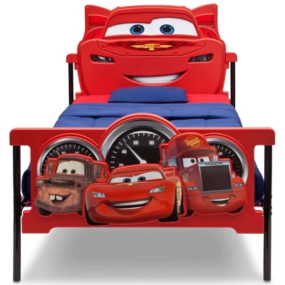Twin Disney Pixar Cars Plastic 3D Bed - Delta Children - Image 5