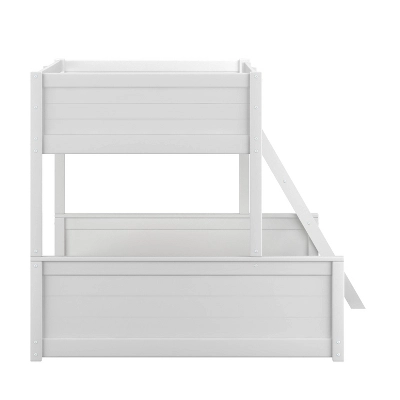 Twin Over Full Capri Wood Bunk Bed White - Hillsdale Furniture - Image 4
