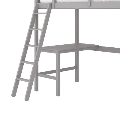 Twin Alexis Wood Arch Loft Bed With Desk - Hillsdale Furniture - Image 12