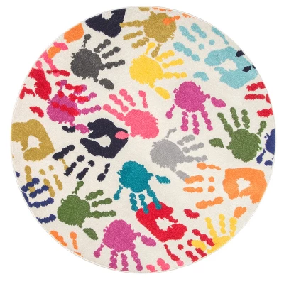 NuLOOM Pinkie Handprint Kids Area Rug - Image 12