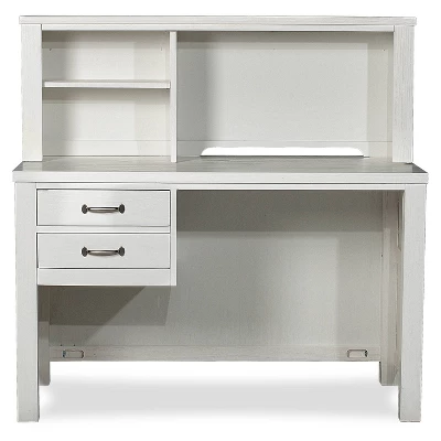 Kids' Highlands Desk With Hutch White - Hillsdale Furniture