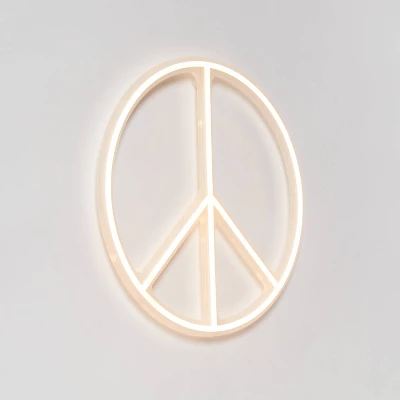 Peace Neon Kids' Wall Decor - Pillowfort⢠- Image 3