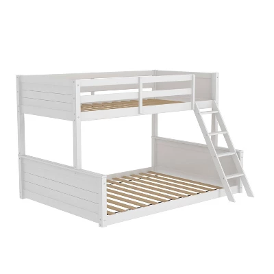Twin Over Full Capri Wood Bunk Bed White - Hillsdale Furniture - Image 6