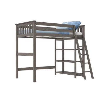 Max & Lily Twin-Size High Loft Bed With Bookcase - Image 7