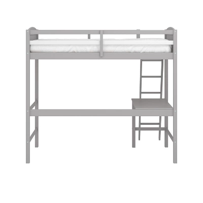 Twin Alexis Wood Arch Loft Bed With Desk - Hillsdale Furniture - Image 6