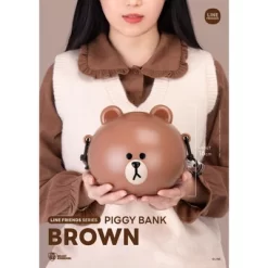 LINE FRIENDS Series Piggy Bank Brown (Piggy Bank)