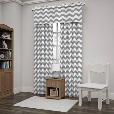 Wavy Chevron Room Darkening Curtain Panel - Eclipse My Scene - Image 3