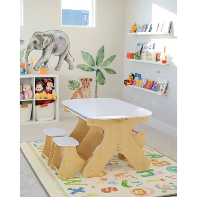 KidKraft Arches Expandable Table With Bench Set - Image 5