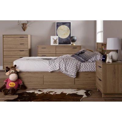 Twin Fynn Headboard With Storage - South Shore - Image 2