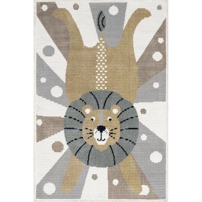 Brodie Cheerful Lion Kids Area Rug - Image 9
