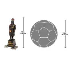 Design Toscano Cigar Store Indian Foundry Iron Folk Art Bank